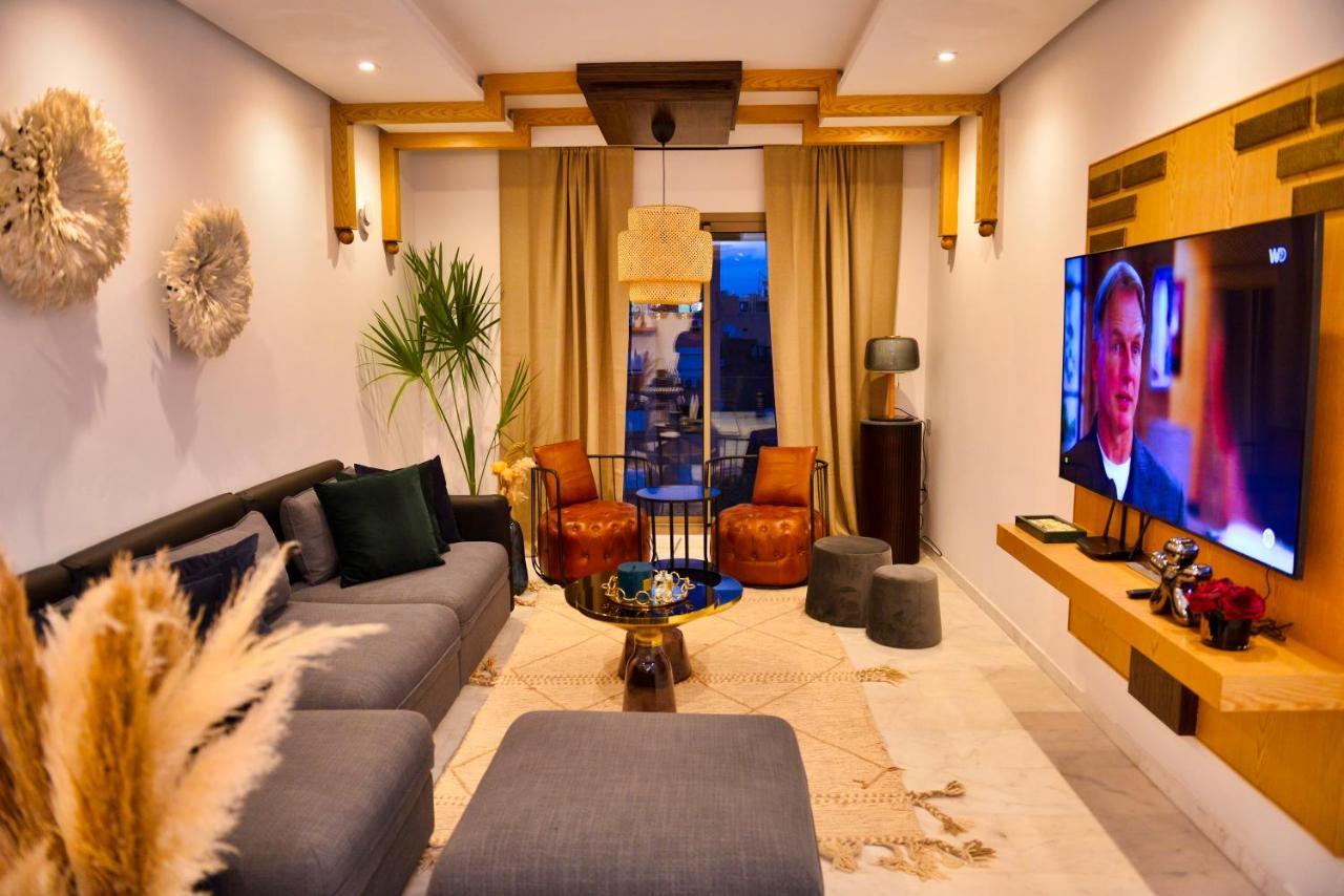 Appartement De Prestige Climatise A L'Hivernage 400M De La Gare マラケシュ エクステリア 写真